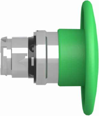 Harmony XB4 60mm Green Mushroom Pushbutton Head, Spring Return, IP66