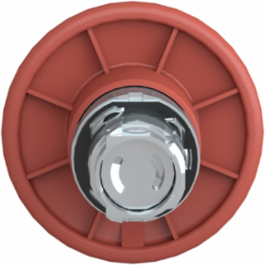 Harmony XB4 Mushroom Push Button Head 60mm, Metal, Red, Spring Return, IP66