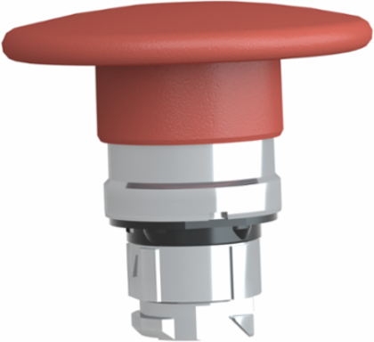 Harmony XB4 Mushroom Push Button Head 60mm, Metal, Red, Spring Return, IP66