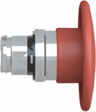 Harmony XB4 Mushroom Push Button Head 60mm, Metal, Red, Spring Return, IP66