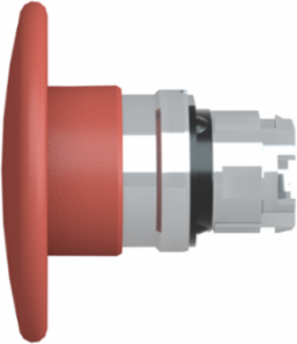 Harmony XB4 Mushroom Push Button Head 60mm, Metal, Red, Spring Return, IP66