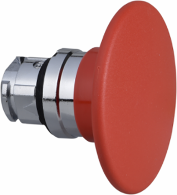 Harmony XB4 Mushroom Push Button Head 60mm, Metal, Red, Spring Return, IP66
