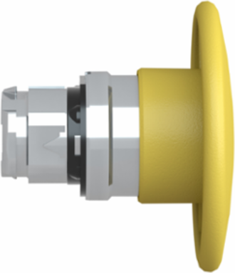 Harmony XB4 Yellow Mushroom Push Button Head 60mm, Spring Return, IP66