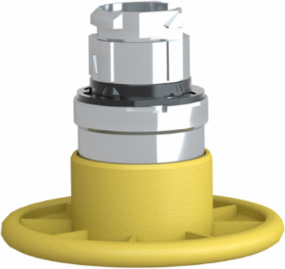 Harmony XB4 Yellow Mushroom Push Button Head 60mm, Spring Return, IP66