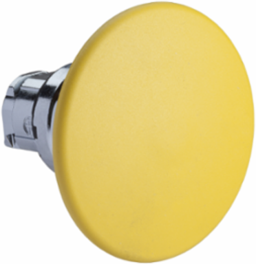 Harmony XB4 Yellow Mushroom Push Button Head 60mm, Spring Return, IP66