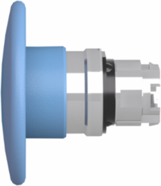 Harmony XB4 Metal Mushroom Push Button Head 60mm Blue Ø22, IP66