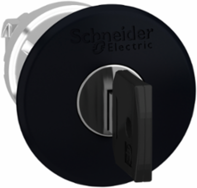 Harmony XB4 40 mm Black Mushroom Push Button Head, IP66, Key Release