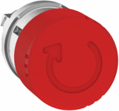 Harmony XB4 Emergency Stop Button Head, 30mm Mushroom, IP66, Trigger Latching