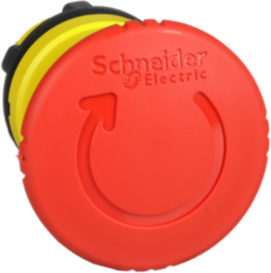 Harmony XB4 Emergency Stop Head, 40mm Red Mushroom, IP66/IP67/IP69K