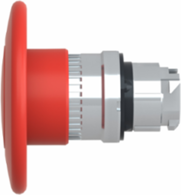 Harmony XB4 Emergency Stop Button 60mm, IP66, Metal Bezel, Red Mushroom