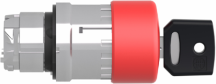 Harmony XB4 30mm Emergency Stop Head, Metal Bezel, Key Release
