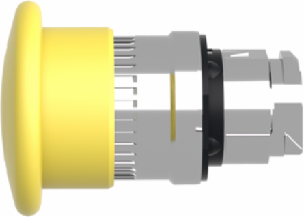 Harmony XB4 40mm Yellow Metal Mushroom Push Button Head, IP66