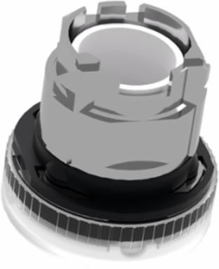 Harmony XB4 Pilot Light Head, 22mm, Metal, White, IP66, BA9s Base