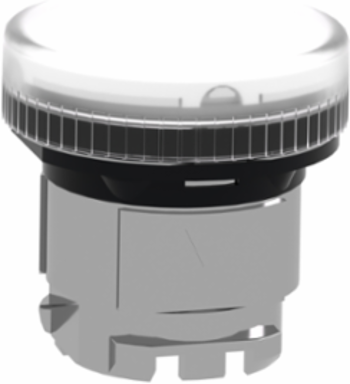 Harmony XB4 Pilot Light Head, 22mm, Metal, White, IP66, BA9s Base