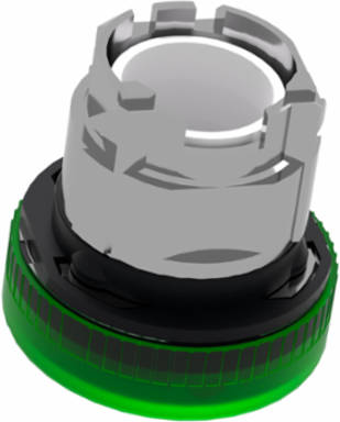 Harmony XB4 Green Pilot Light Head, 22mm - IP66, BA9s Base