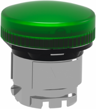Harmony XB4 Green Pilot Light Head, 22mm - IP66, BA9s Base