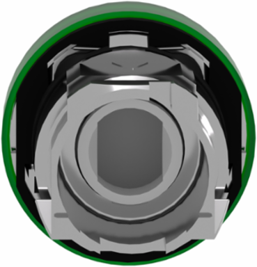 Harmony XB4 Green Pilot Light Head, 22mm, IP66, Metal Bezel
