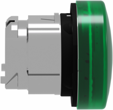Harmony XB4 Green Pilot Light Head, 22mm, IP66, Metal Bezel