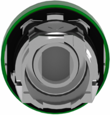 Harmony XB4 Green Pilot Light Head, 22mm, IP66, Metal Bezel