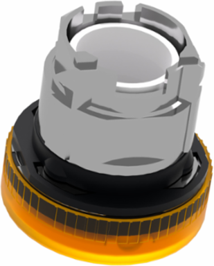 Harmony XB4 Pilot Light Head, 22mm, Orange, IP66, BA9s Base