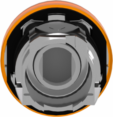 Harmony XB4 Pilot Light Head, 22mm Metal, Orange, IP66, Universal LED