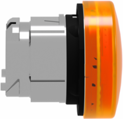 Harmony XB4 Pilot Light Head, 22mm Metal, Orange, IP66, Universal LED