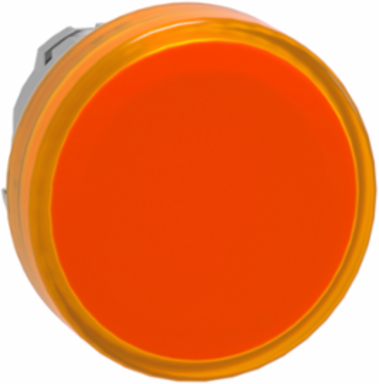 Harmony XB4 Pilot Light Head, 22mm Metal, Orange, IP66, Universal LED