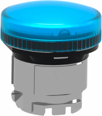 Harmony XB4 Blue Pilot Light Head, 22mm, Metal, IP66, BA9s Base