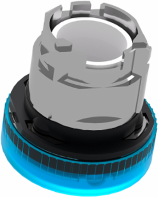 Harmony XB4 Blue Pilot Light Head, 22mm, Metal, IP66, BA9s Base