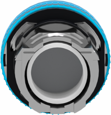 Harmony XB4 Blue Pilot Light Head, 22mm, Metal, IP66, BA9s Base