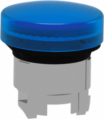 Harmony XB4 Pilot Light Head, 22mm, Blue, IP66, Metal Bezel