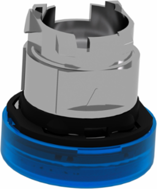 Harmony XB4 Pilot Light Head, 22mm, Blue, IP66, Metal Bezel