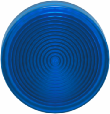 Harmony XB4 Blue Pilot Light Head, 22mm, IP66, LED, Grooved Lens