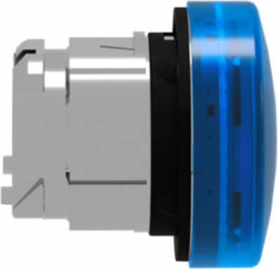Harmony XB4 Blue Pilot Light Head, 22mm, IP66, LED, Grooved Lens