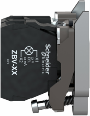 Harmony XB4 Light Block, 1NO, 22mm, Metal, BA9s Bulb, IP20