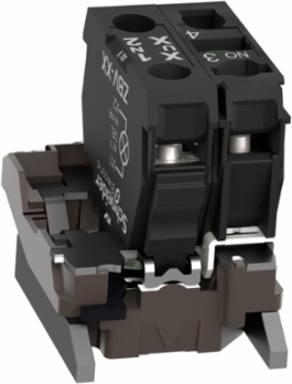 Harmony XB4 Metal Light Block Assembly with 1NO Contact, 24V AC/DC