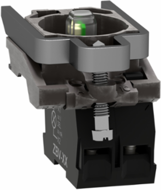 Harmony XB4 Light Block Assembly with 1 NC Contact, 24V, Screw Clamp Terminals
