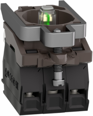 Harmony XB4 Complete Body Assembly with 24V AC/DC Universal LED, 2 NO Contacts