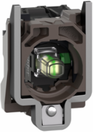 Harmony XB4 Light Block Assembly, 1NO, 110-120V AC, Metal Body, IP66