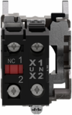 Harmony XB4 Light Block Assembly, 1 NC, 110-120V, IP66, Universal LED