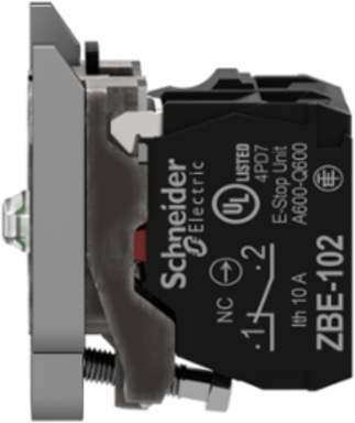 Harmony XB4 Light Block Assembly, 1 NC, 110-120V, IP66, Universal LED