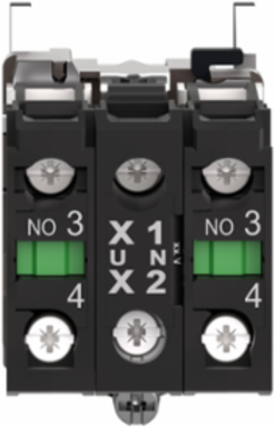 Harmony XB4 Complete Body Contact Assembly with Universal LED, 230-240V, 2NO