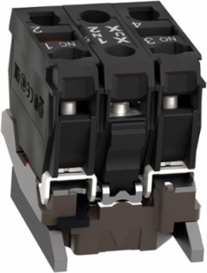 Harmony XB4 Complete Body Contact Assembly with Universal LED, 1NO + 1NC, 230...240V AC