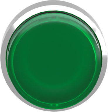 Harmony XB4 22mm Green Projecting Push Button Head, IP66, Spring Return