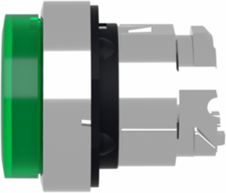 Harmony XB4 22mm Green Projecting Push Button Head, IP66, Spring Return