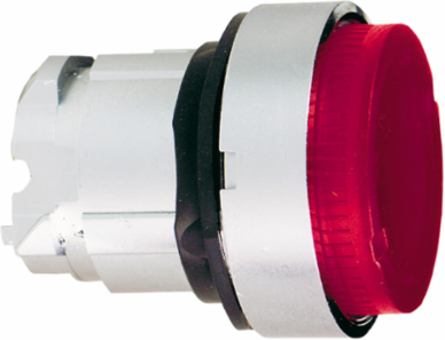 Harmony XB4 Illuminated Push Button Head, 22mm, Red, Spring Return
