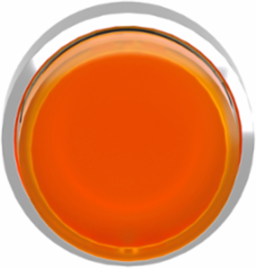Harmony XB4 22mm Illuminated Push Button Head, Orange, IP66