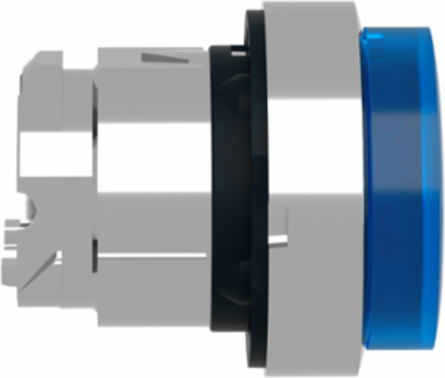 Harmony XB4 Blue Projecting Push Button Head, 22mm, IP66, Spring Return
