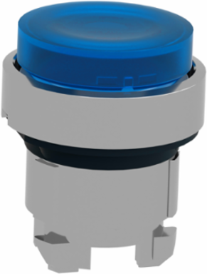 Harmony XB4 Blue Projecting Push Button Head, 22mm, IP66, Spring Return