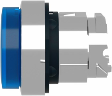 Harmony XB4 Blue Projecting Push Button Head, 22mm, IP66, Spring Return